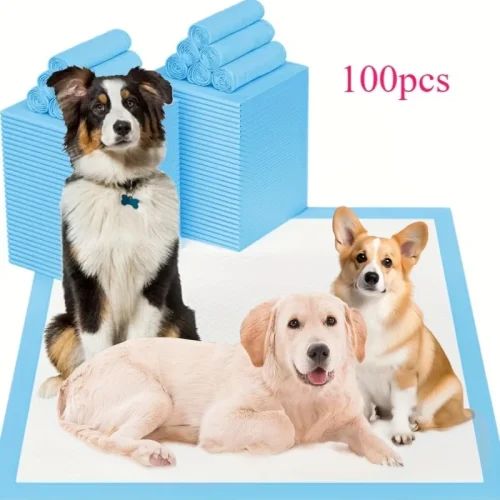 100Pcs Super Absorbent Disposable Pet Pads